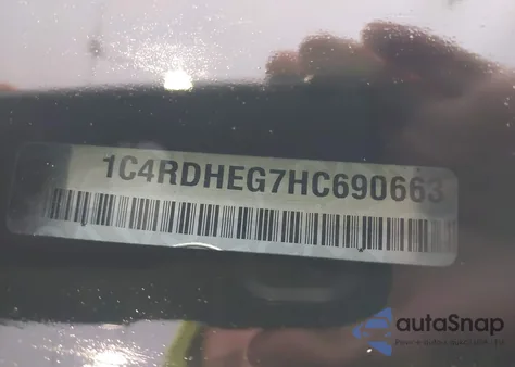 2017 Dodge Durango Citadel Anodized Platinum Rwd z USA, uszkodzony, nr VIN 1C4RDHEG7HC690663